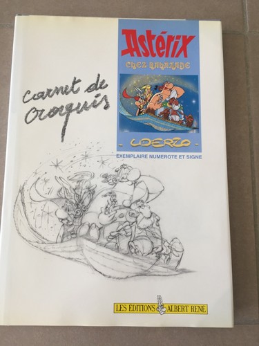 Carnet croquis asterix chez - carnet,