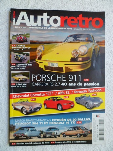 Auto retro 360 2012 - n°360, 01/2012
