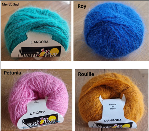 Pelote laine angora 30 - laine, 70%