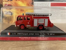Camion Pompiers 1/72 Berliet
