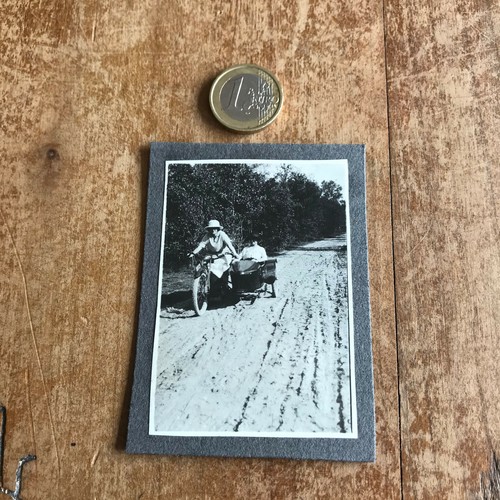 Photographie ancienne moto - ancienne,