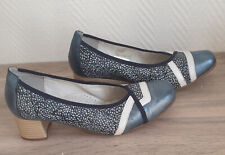 TROTTEUR chaussures en cuir bleu en  trés bon état