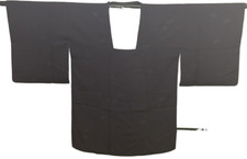 Manteau kimono japonais vintage Michiyuki veste soie violet cher hauteur 33 p...