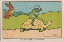 IMAGE ANCIENNE CHROMO  Benjamin Rabier Du 120 Cent à l'Heure ;  1920 / 1940