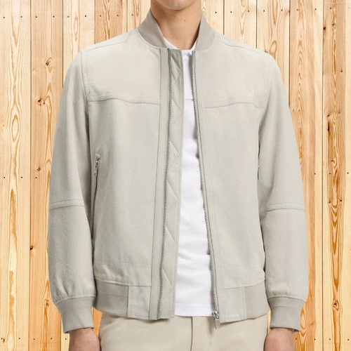 Leather junction veste - leather,