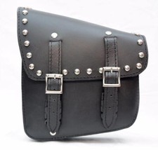 Sac a outil en cuir Noir Clous