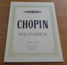 peters 1903 CHOPIN polonaisen