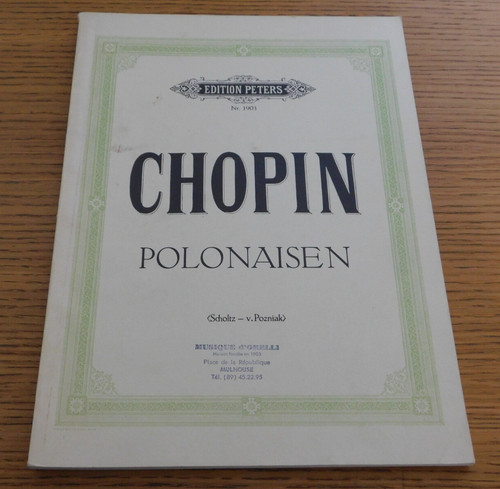 Peters 1903 chopin polonaisen - peters,