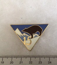 FRANCE 2°GM INFANTERIE - Insigne 15° R.I.A.  Régiment d’Infanterie Alpine