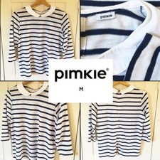 Pull rayé col claudine PIMKIE M
