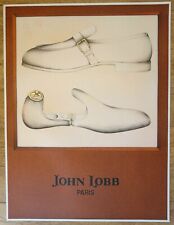 JOHN LOBB SHOES Paris fashion original vintage MEDIUM poster lithography