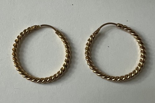 Paire créoles plaqué - de,