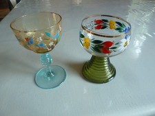 2 TRES JOLIS VERRES ANCIENS