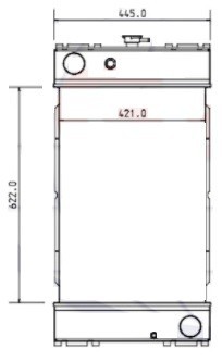 Radiateur eau generateur - radiateur, sdmo