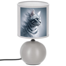 LAMPE DE CHEVET COULEUR GRIS