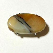 Fermoir obi japonais en pierre naturelle ancien rétro