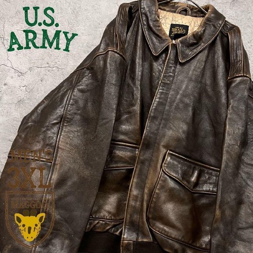 Veste cuir militaire avirex - veste,