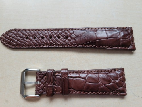 Bracelet cuir crocodile - en,