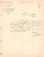 1897   VINS & SPIRITUEUX A