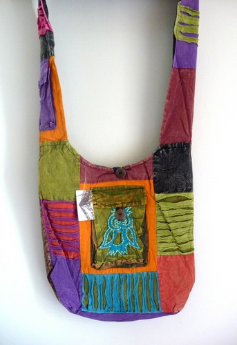 Sac ethnique patchwork - , à