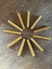 11 Porte-couteaux Céramique Émaillée Moutarde Vintage Années 60