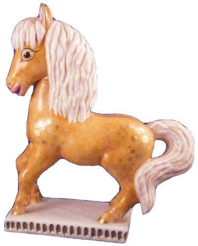 Figurine poney shetland en - de,