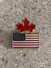 Pin’s Drapeau USA Canada ++