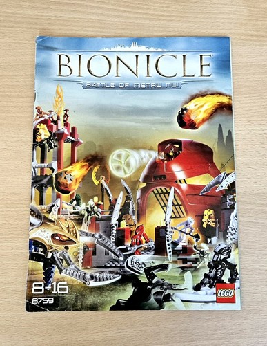 Lego bionicle 8759 - lego, notice