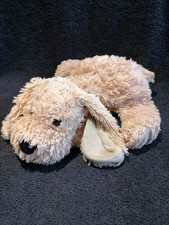 Doudou peluche chien marron