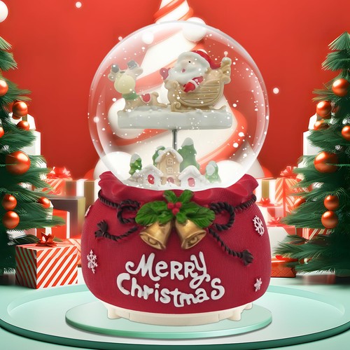Boule neige noël - de,