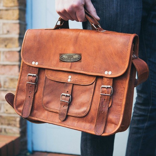 Sac vintage messager en - 17",