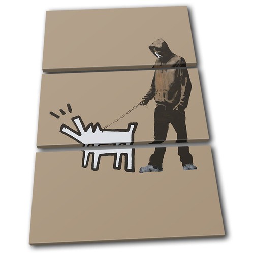 Dog graffiti street banksy - banksy, hi