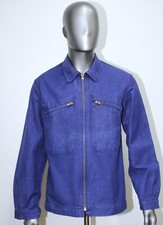 VTG 60s Cotton Twill Cyclist Zipped Jacket LE MONT CARMEL Sz M/L Made in France