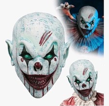 Masque Clown D'horreur Halloween - Accessoire De Costume Terrifiant