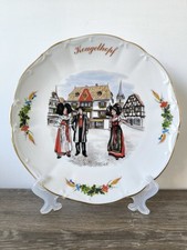 Assiette Kougelhopf Anne Ehret Ranrupt Alsace - Porcelaine