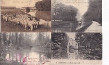 Lot de 4 cartes postales