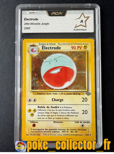 Carte pokémon électrode - carte,