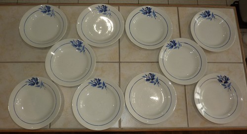 Assiettes plates anciennes - 10,