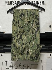 GENUINE RARE US NAVY SEALS AOR2 NWU FROG COMBAT TROUSERS SUPER EX !!!! SMALL REG