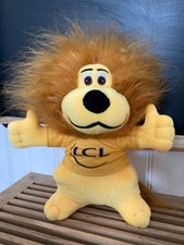 825⚜️ Peluche Mascotte Le Lion Jaune LCL Crédit Lyonnais Tour De France H 30 Cm