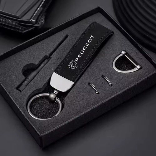 Porte clés peugeot cuir - porte-clés,