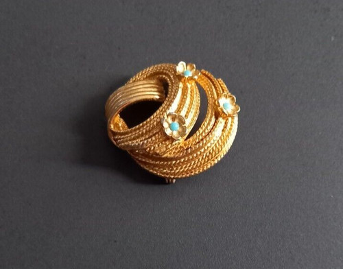 Broche motif fleurs - broche, 3