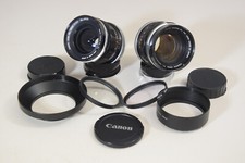 2 objectifs CANON EL 50mm et 35mm