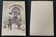 Great Britain, London, Warders Tower, F.C.O.S Vintage albumen print, carte cabin