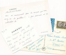 Jean CARZOU 2 cartes