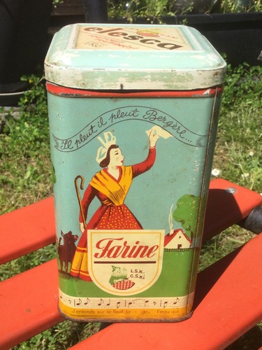 Ancienne boite publicitaire - boite,