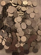 Lot de 1 kilo de pièces de monnaie française 50 centimes Semeuse nickel