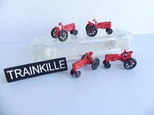 JOUEF FRANCE 1:87 / 4 TRACTEURS ECHELLE HO POUR CHARGEMENT WAGON