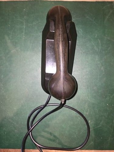 Téléphone bakélite noir - téléphone,