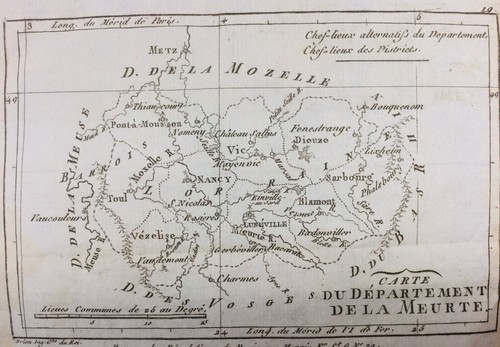 Meurthe moselle 1790 - meurthe-et-moselle, toul